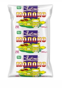 Молоко коров'яче ЛАВІТА, пастеризоване, 2,5%, 1000г